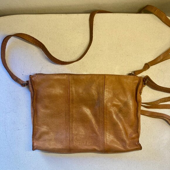 Day & Mood Leather Purse Crossbody Shoulder Tan Boho Versatile - Picture 8 of 10